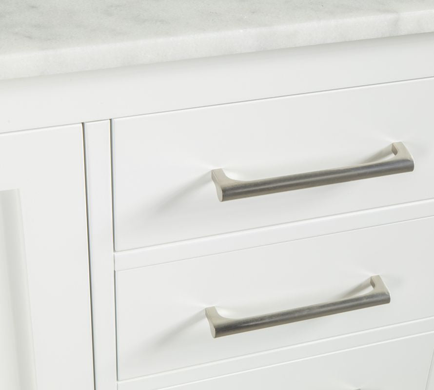 Ashley 60" White Double Bowls Bathroom Cabinet