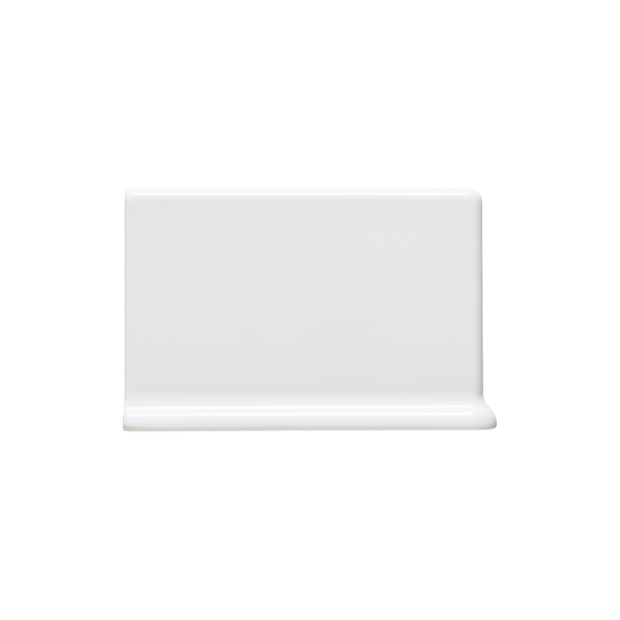 Sanitary Base Ice White U081 4" x 6" Left Corner