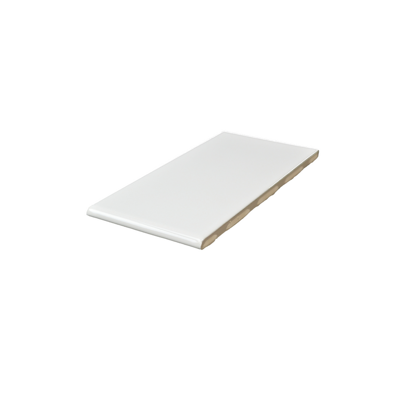 Ice White U081 BN (3" Side) Cap  3" x 6"