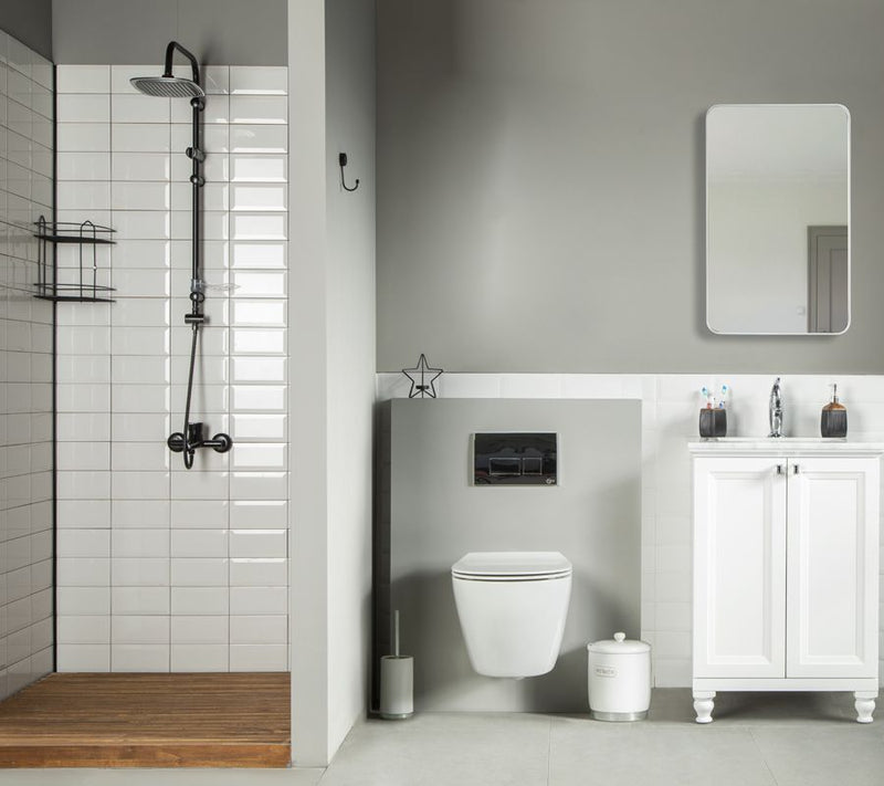 Isabel 24" White Bathroom Cabinet