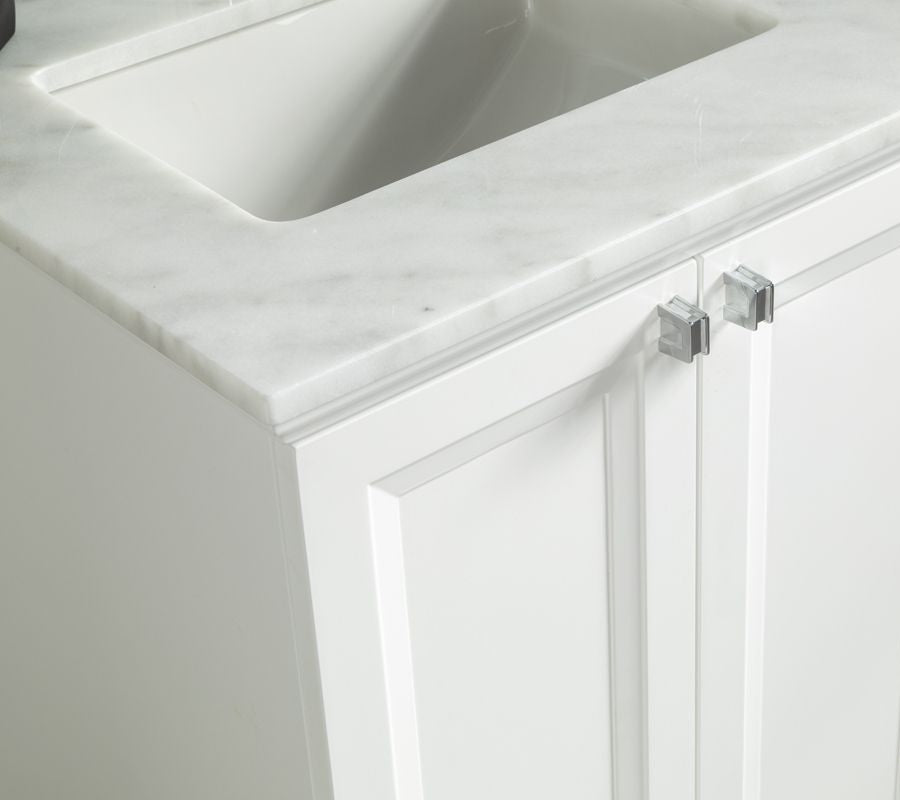 Isabel 24" White Bathroom Cabinet