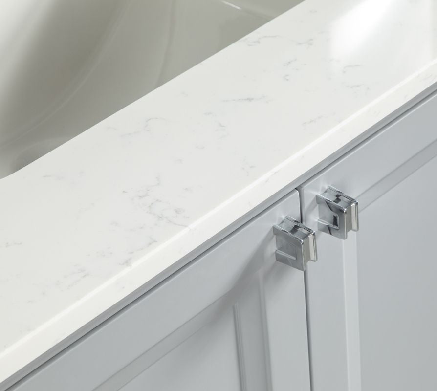 Isabel 36" Gray Bathroom Cabinet