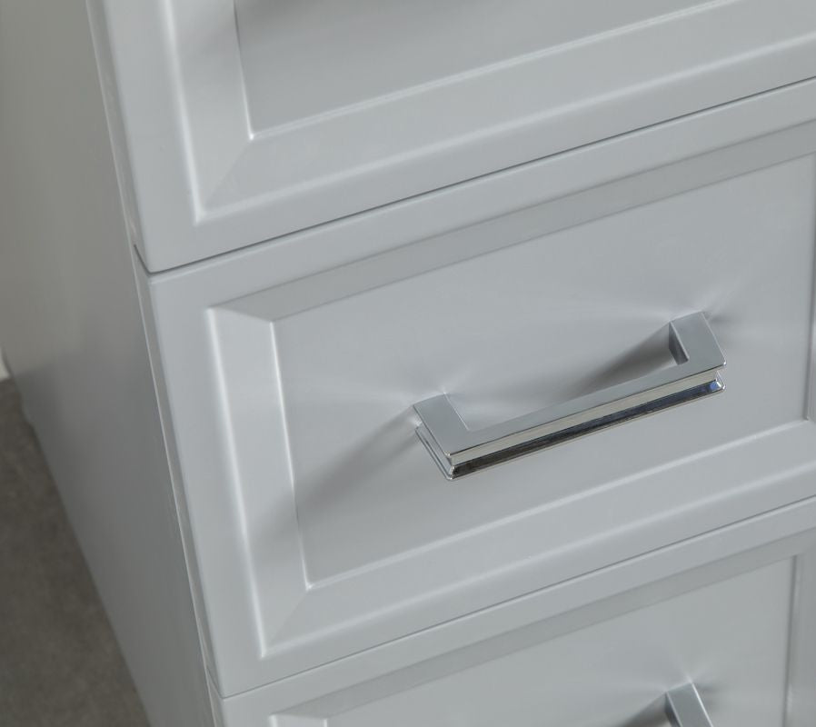 Isabel 42" Gray Bathroom Cabinet