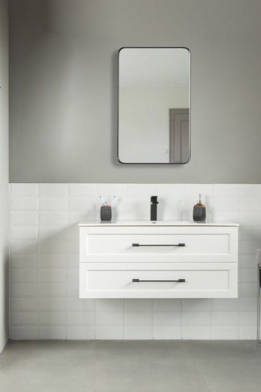 Nova 36" White Bathroom Cabinet