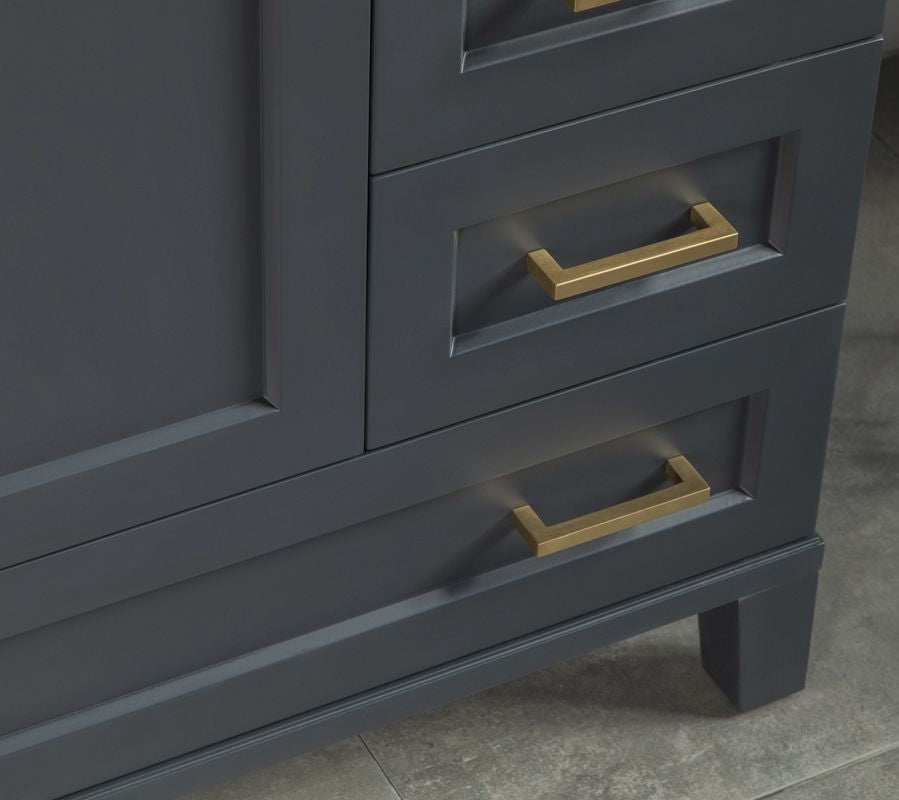 Paloma 36" Dark Gray Bathroom Cabinet