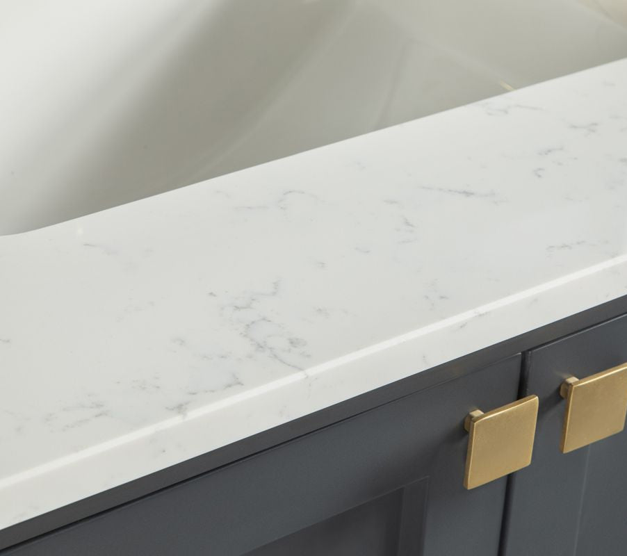 Paloma 36" Dark Gray Bathroom Cabinet