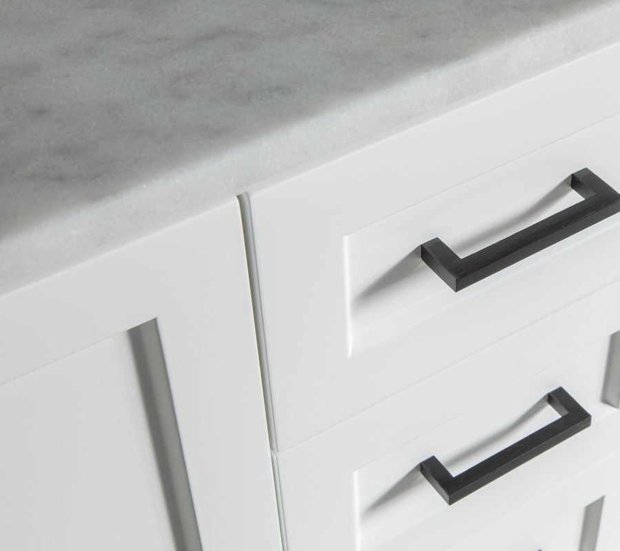 Paloma 60" White Double Bowls Bathroom Cabinet