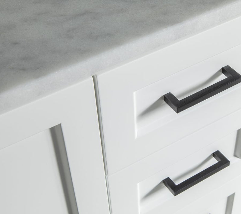 Paloma 60" White Double Bowls Bathroom Cabinet