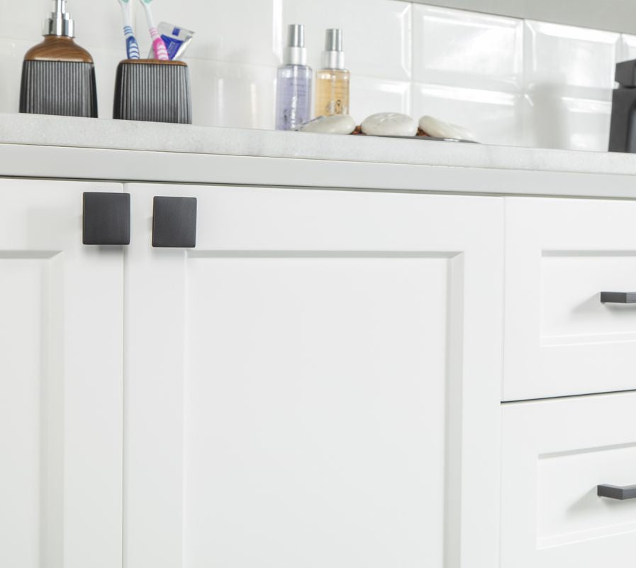 Paloma 72" White Double Bowls Bathroom Cabinet
