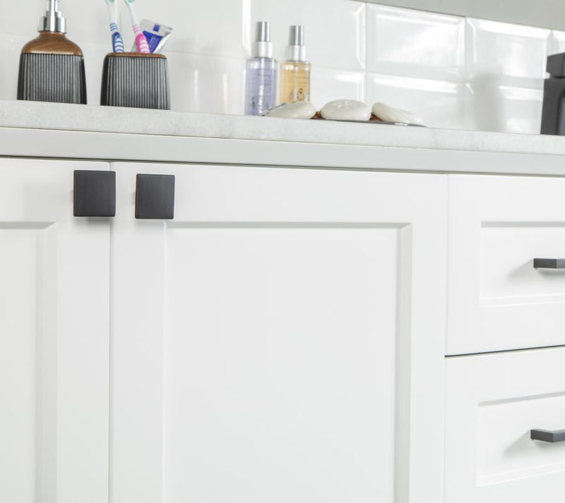 Paloma 72" White Double Bowls Bathroom Cabinet