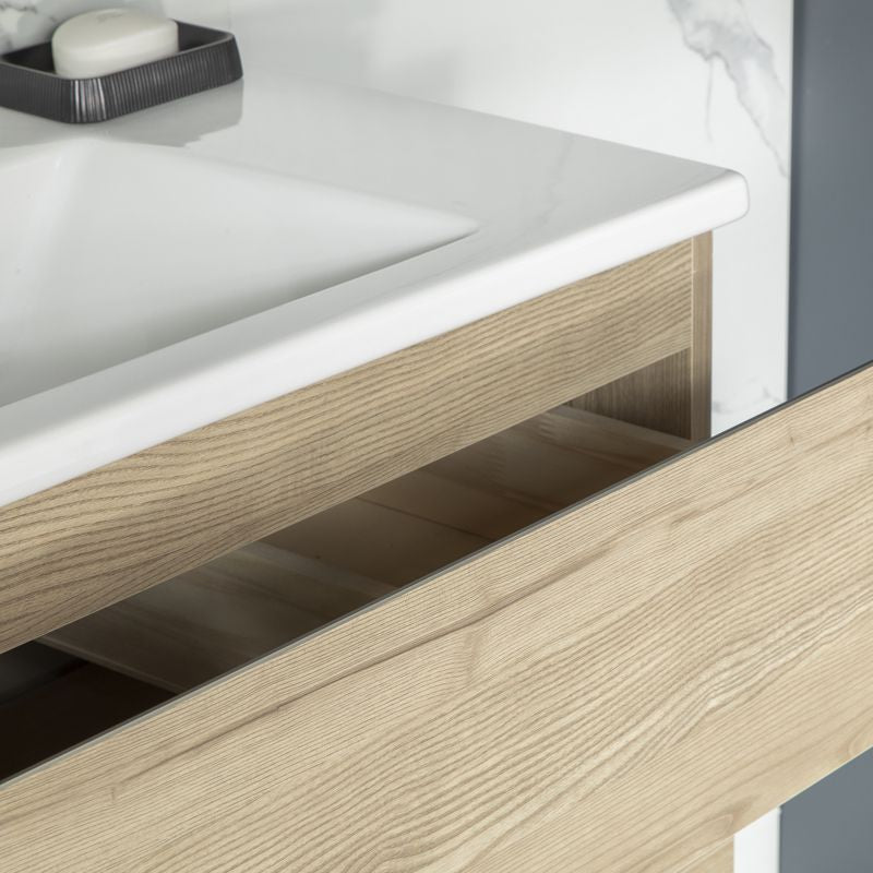 Simena 30" Oak Bathroom Cabinet