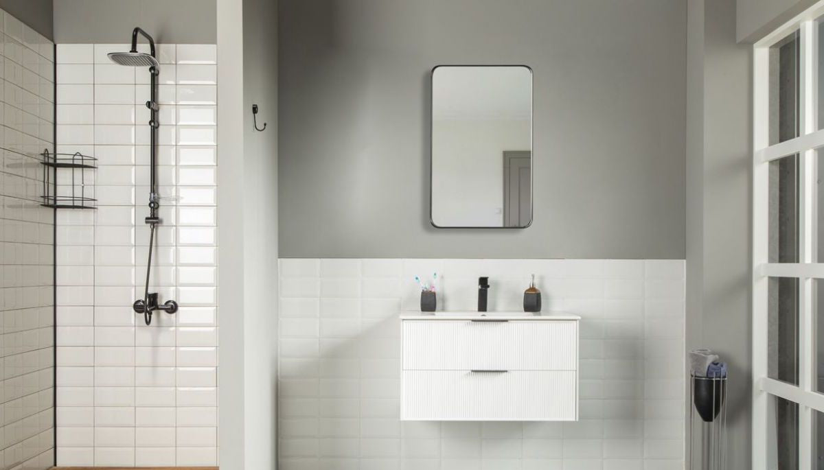 Sorrento White 24" Bathroom Cabinet