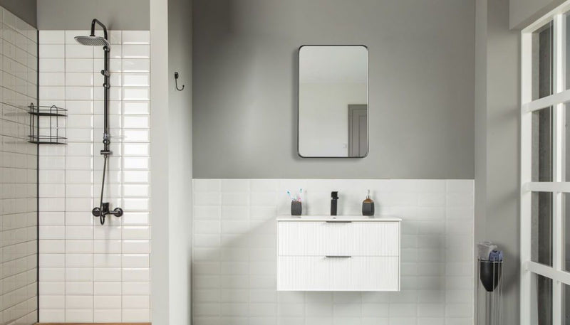 Sorrento White 24" Bathroom Cabinet