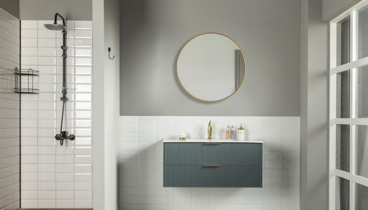 Sorrento Forest Green 36" Bathroom Cabinet