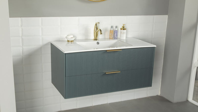 Sorrento Forest Green 36" Bathroom Cabinet