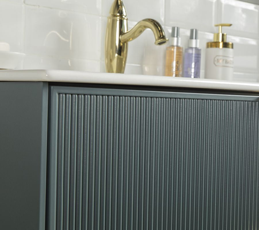 Sorrento Forest Green 36" Bathroom Cabinet
