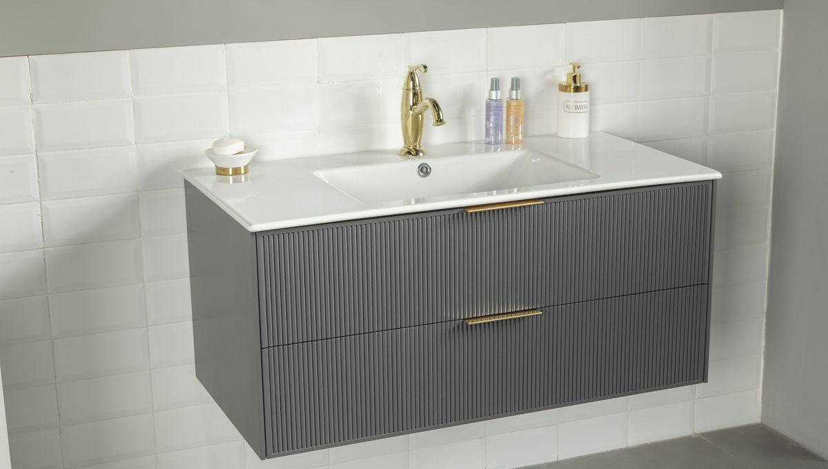 Sorrento Pepper 36" Bathroom Cabinet