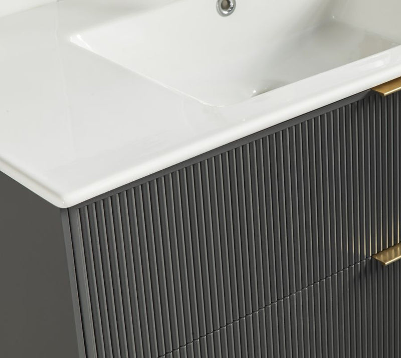 Sorrento Pepper 36" Bathroom Cabinet