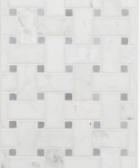 Basketweave – Bianco Carrara/Bardiglio