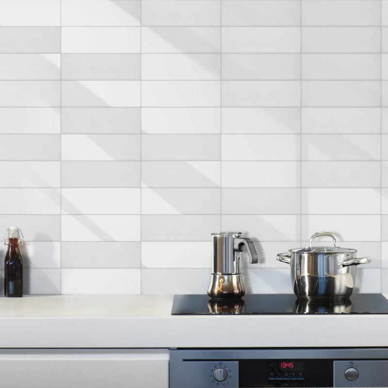 Carrollton White Matte 4" x 12"