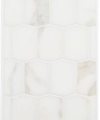 Adelaine Hexagon – Calacatta Gold Honed