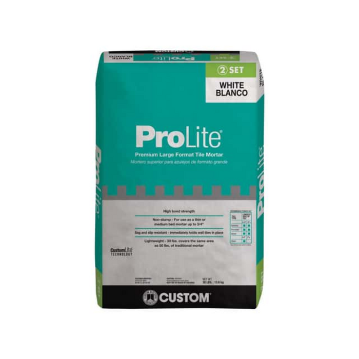 30# ProLite® Premium Large Format Tile Mortar White