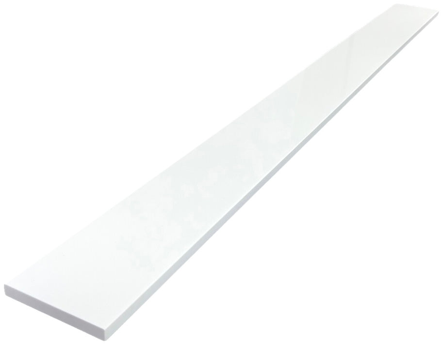 84" x 6" x 3/4" Super White Quartz