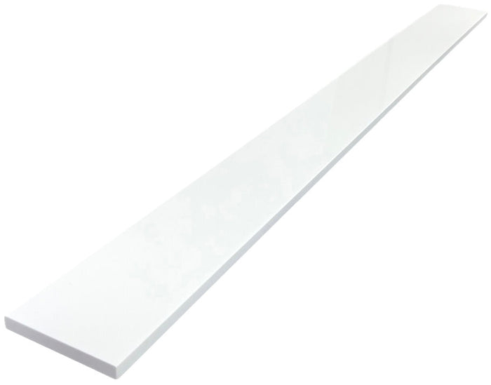 84" x 6" x 3/4" Super White Quartz
