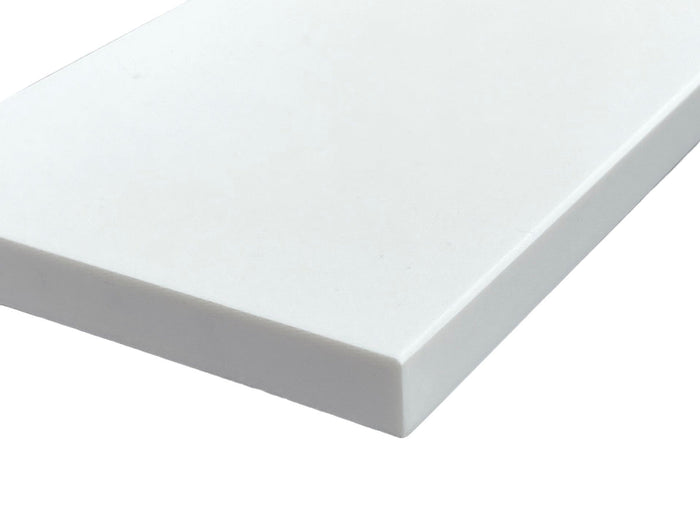 84" x 6" x 3/4" Super White Quartz