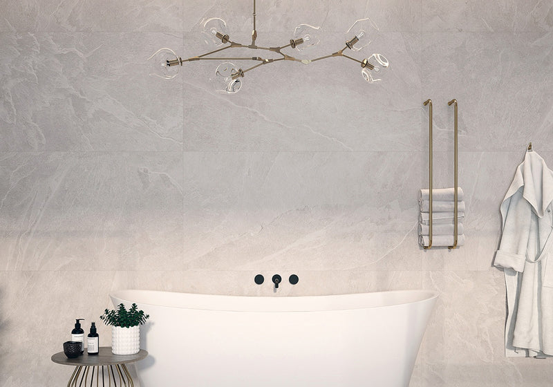 Aura Light Gray 24" x 48"
