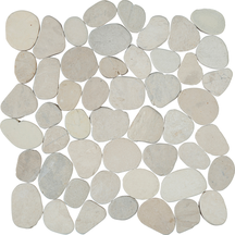 Pebbles Island White Flat 12x12