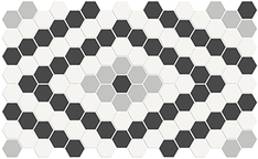 Soho Diamond Pattern Midnight Blend 13x8