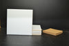6 Ceramic White Tiles Glazed 6 x 6 with Cork Backing Pads