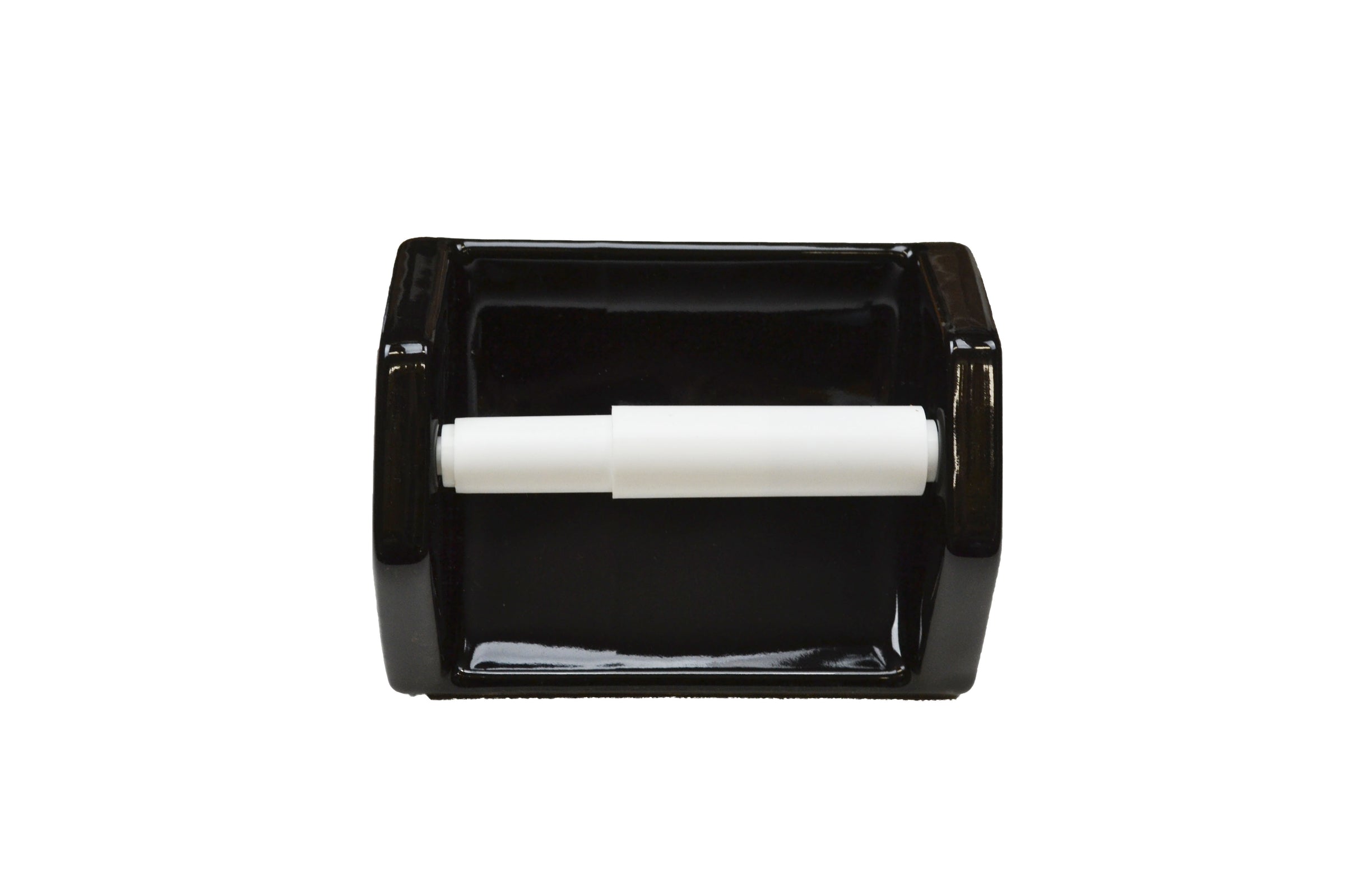 Shop here black porcelain toilet roll holders!