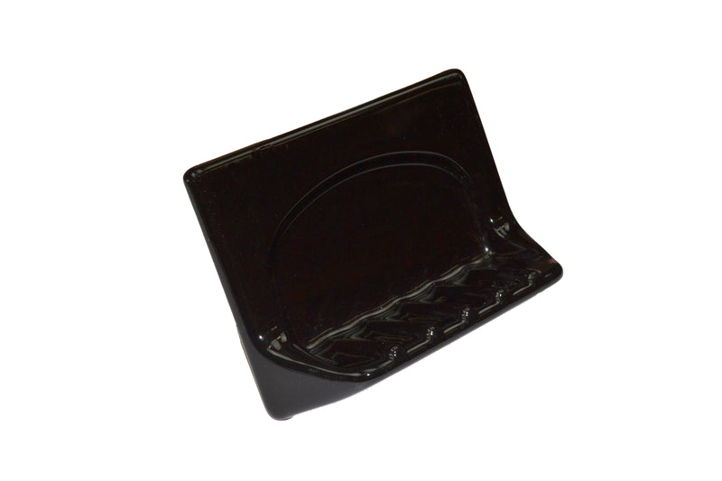 Tub Soap Dish - Black 4" x 6" - Thinset Mount