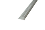 3/8" x 8' Metal Trim L Shape Silver Matte (10mm)