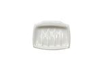 Sink Soap Dish - White 4 3/8" x 3 1/2" - Clip-on Mount