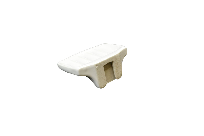 Sink Soap Dish - White 4 3/8" x 3 1/2" - Clip-on Mount