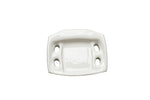 Tooth and Tumbler - White 4 3/8" x 3 1/2" - Clip-on Mount