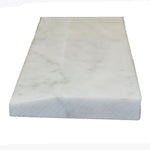 36" x 4" Hollywood White Carrara Saddle