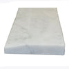 36" x 5" Hollywood White Carrara Saddle