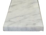 36" x 5" x 5/8" White Carrara Saddle