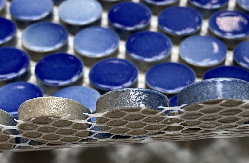 Penny Round Medium Blue