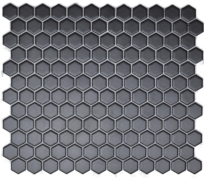 1" Black Hex