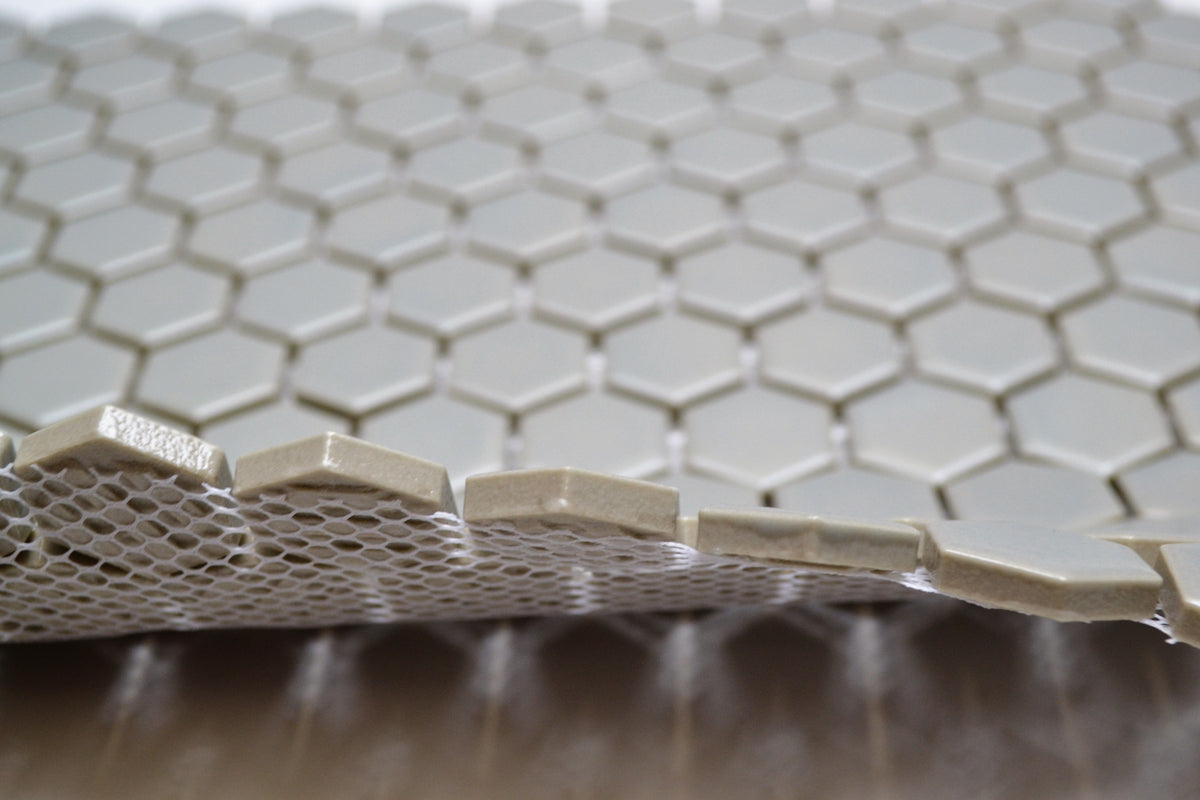 1" Gray Hex