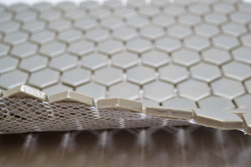 1" Gray Hex