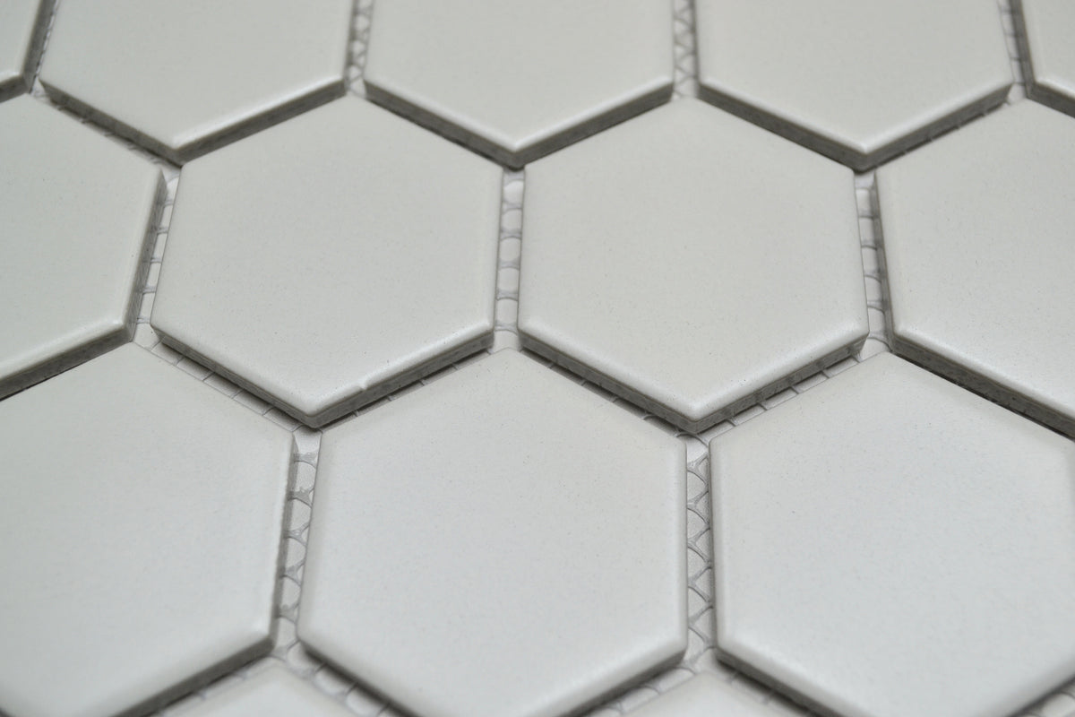 2" White Hex