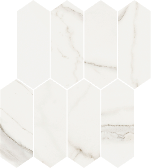 Precious Calacatta 3" x 7 1/2" Hex