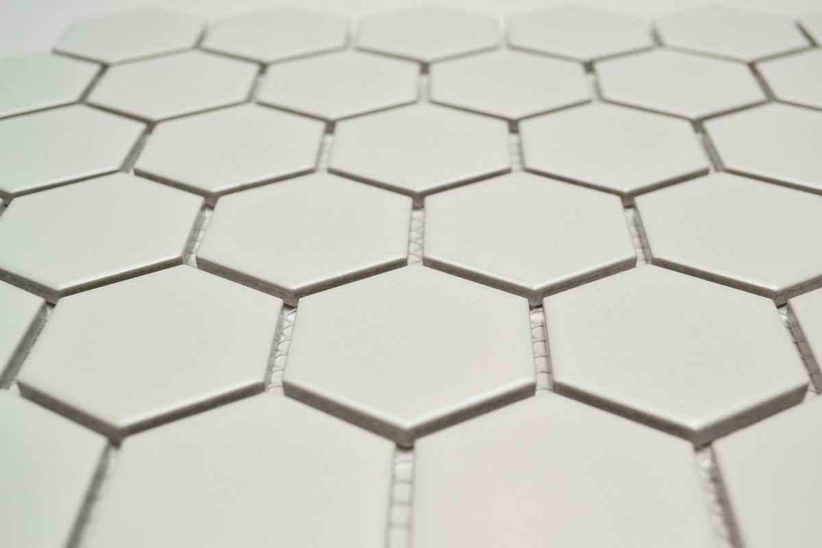 2" White Hex