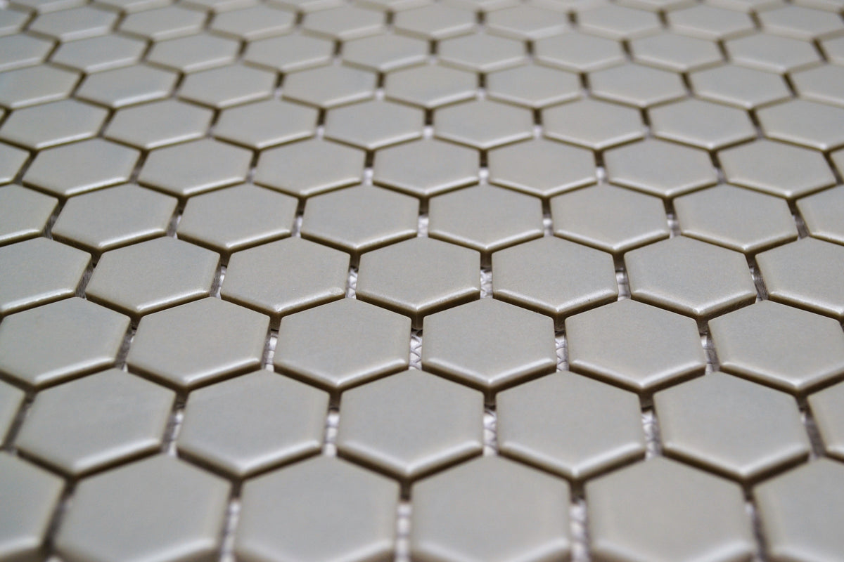 1" Gray Hex